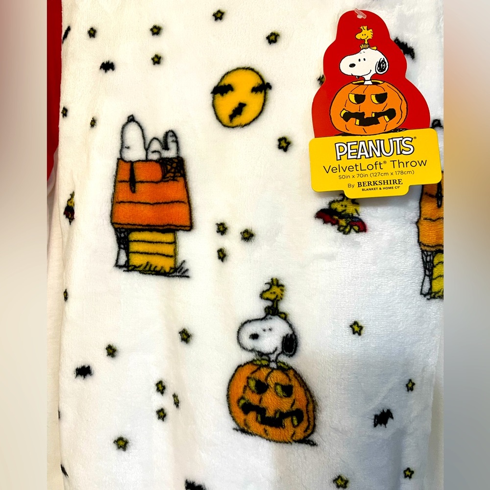 Snoopy Halloween throw